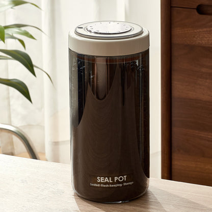 コーヒーキャニスター 500ml・1000ml・1500ml｜耐熱ガラス製 ワンプッシュ密閉タイプ